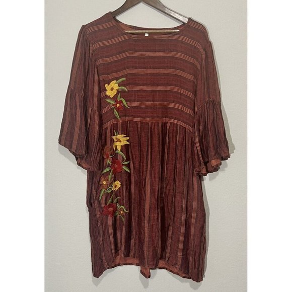 Uncle Frank Dresses & Skirts - Uncle Frank Anthropology embroidered Dress size small